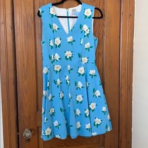 Draper James Floral Print Aline Dress